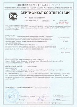 15.02.2025 Ахтубинск - Изделия санитарные керамические